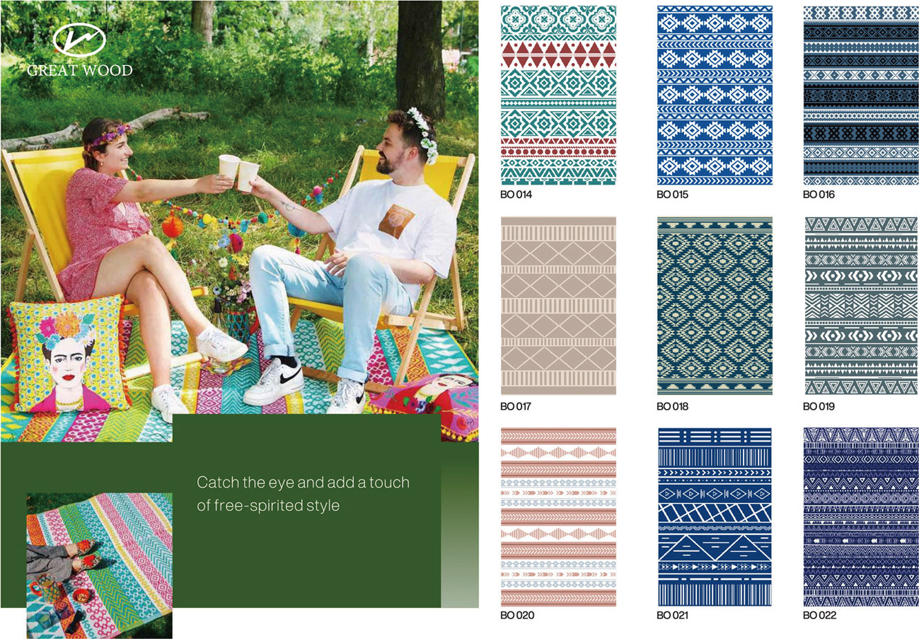 foldable RV rugs GW660012
