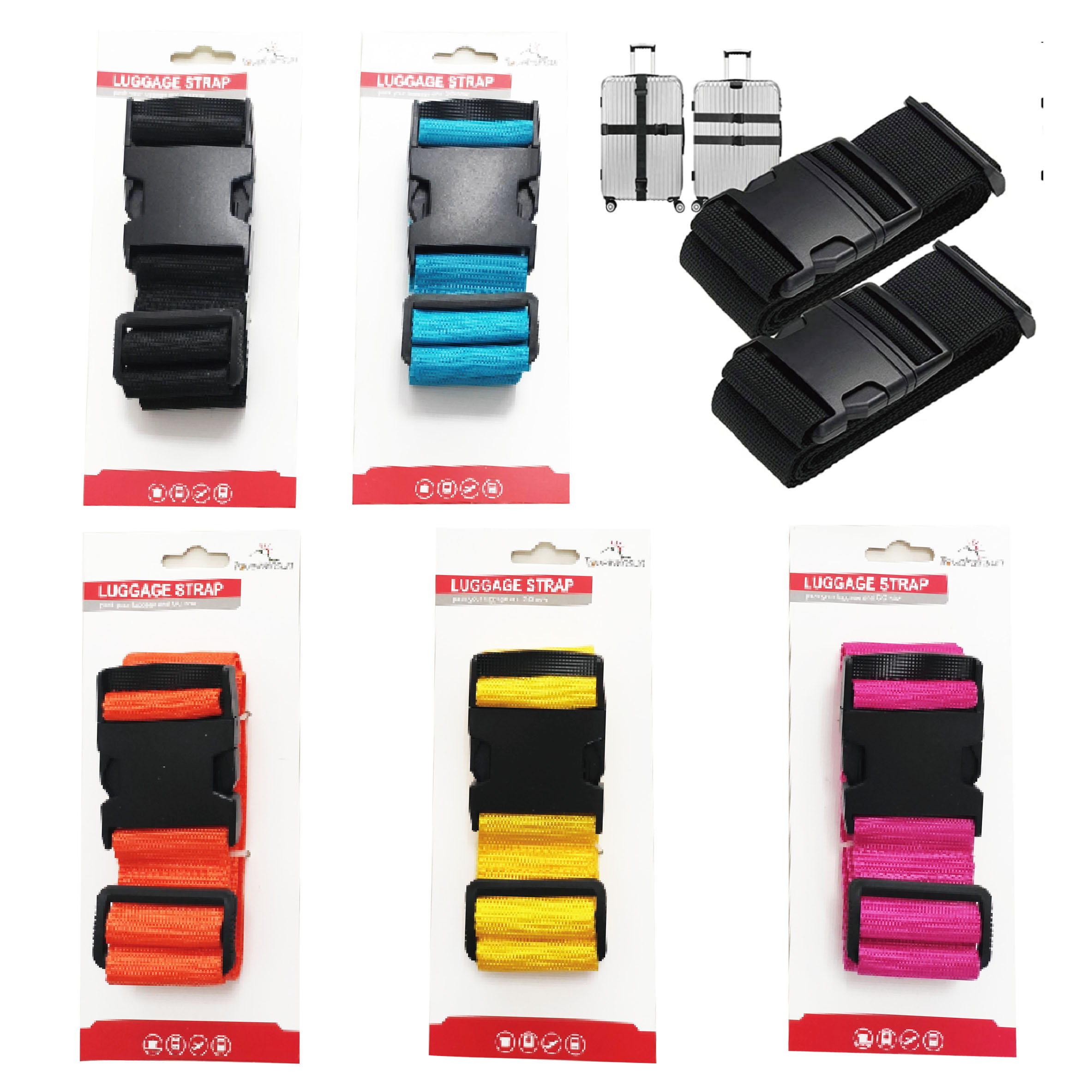  Adjustable Polyester Travel Luggage Belt GW8244
